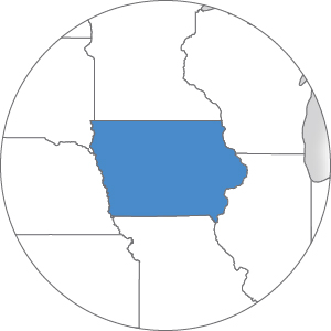 Iowa state icon
