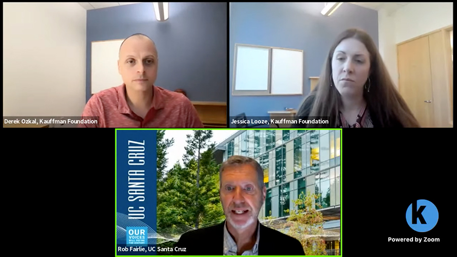 Derek Ozkal, Jessica Looze, and Robert Fairlie discuss the latest Kauffman Indicators of Entrepreneurship data